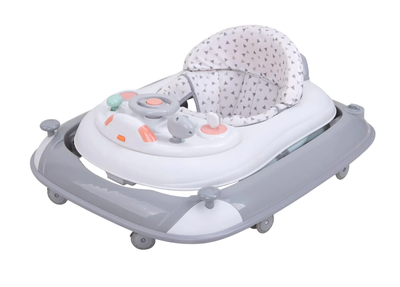 Zubaida's Deluxe Bambies® 4-in-1 Baby Walker with Detachable Activity Tray, Push-Behind, Padded Seat and Feeding Tray Functions - Image 3
