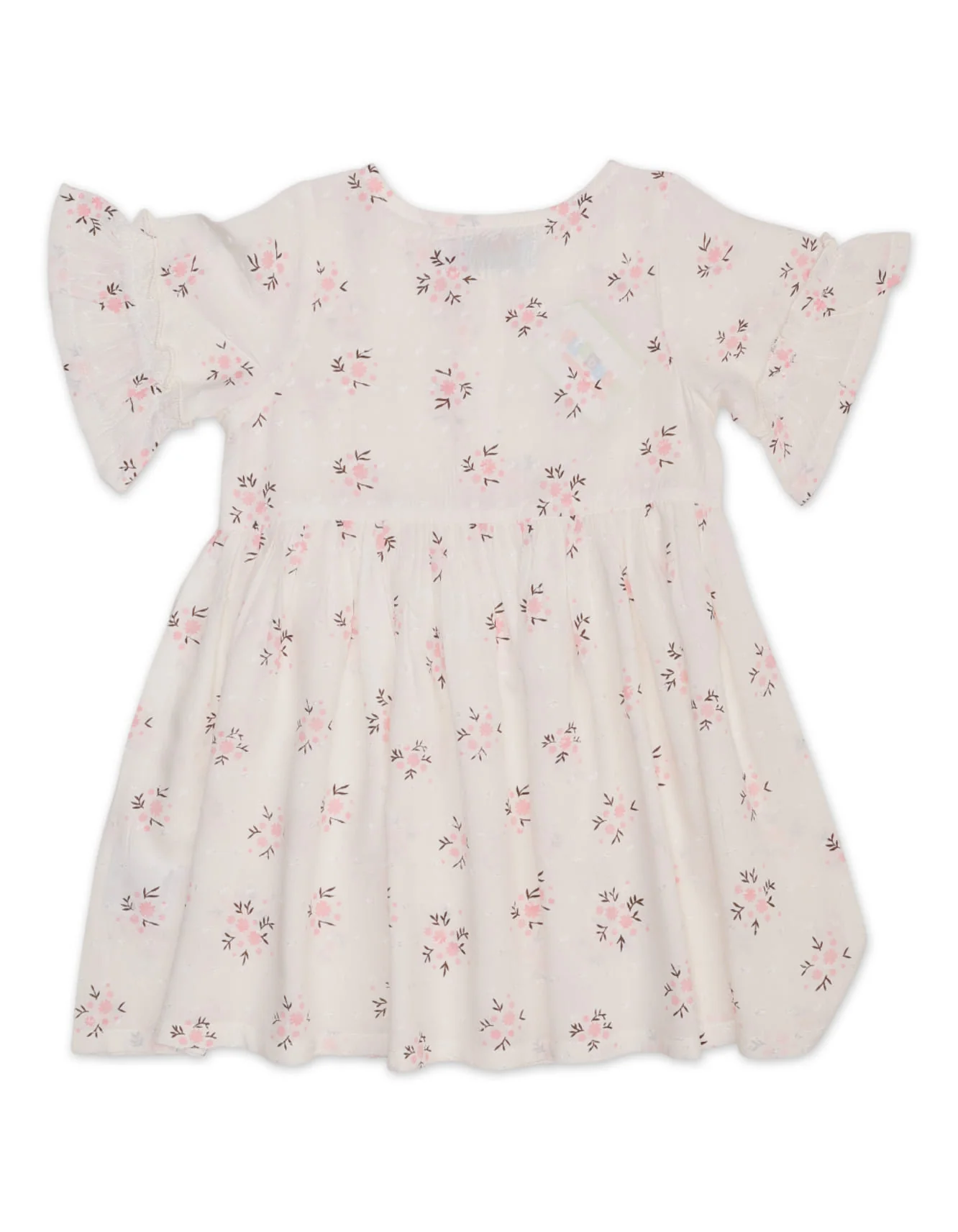 Zubaida's Charming & Delicate Floral Dress - Image 3