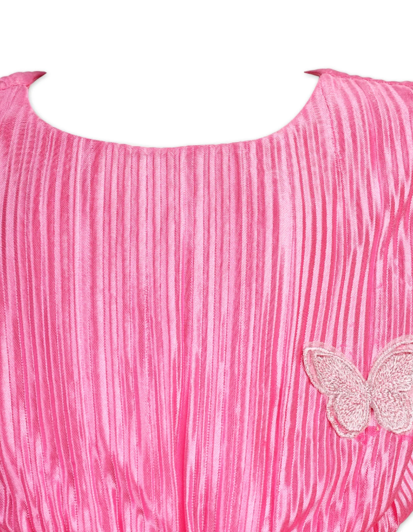 Zubaida's Graceful Pleated Flowing Dress - Image 2