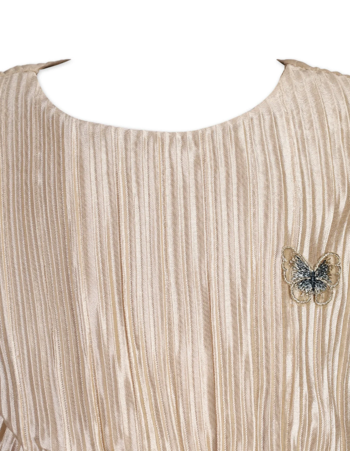 Zubaida's Graceful Pleated Flowing Dress - Image 2