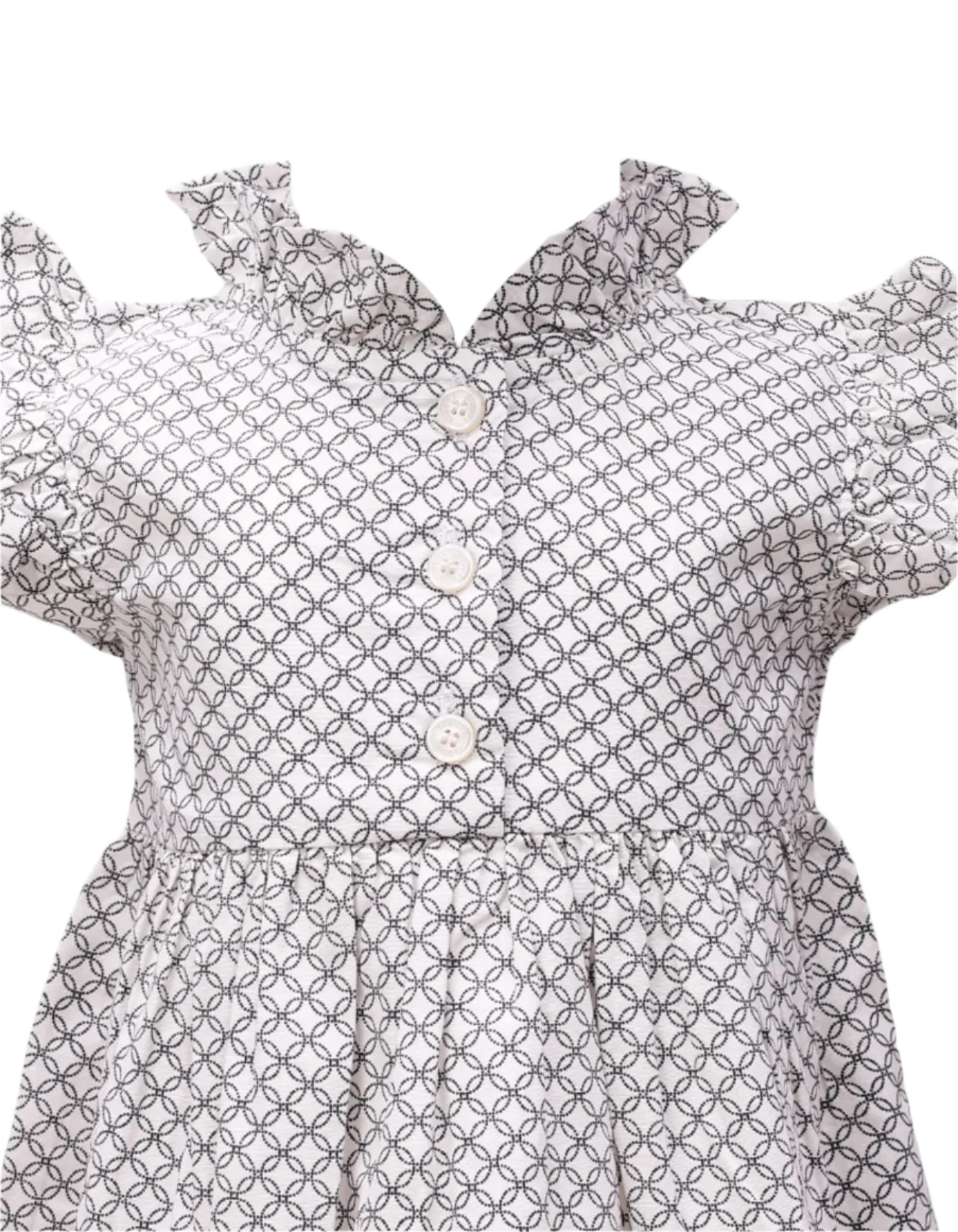 Zubaida's Ruffle Collar Dress - Image 3