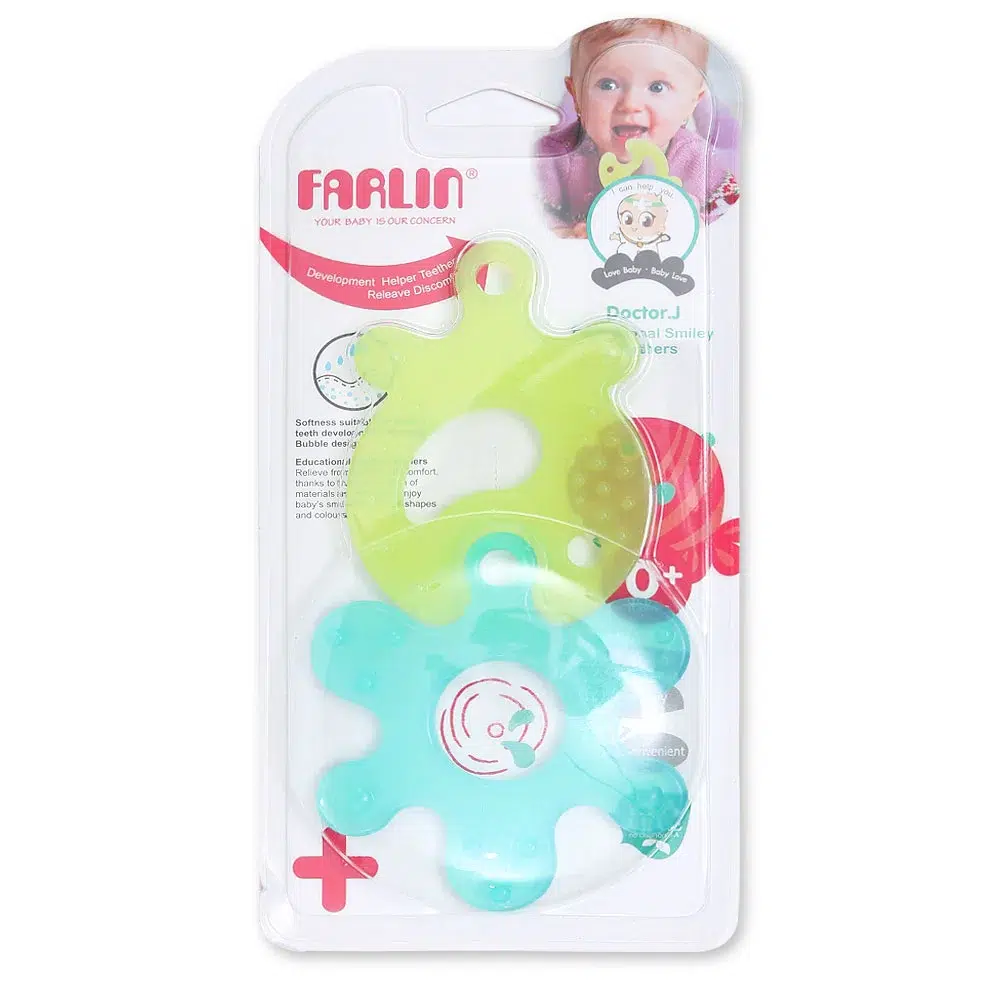 Zubaida's EDUCATIONAL PUZZLE GUM SOOTHER Combo Green & Blue - BBS-006 - Image 4