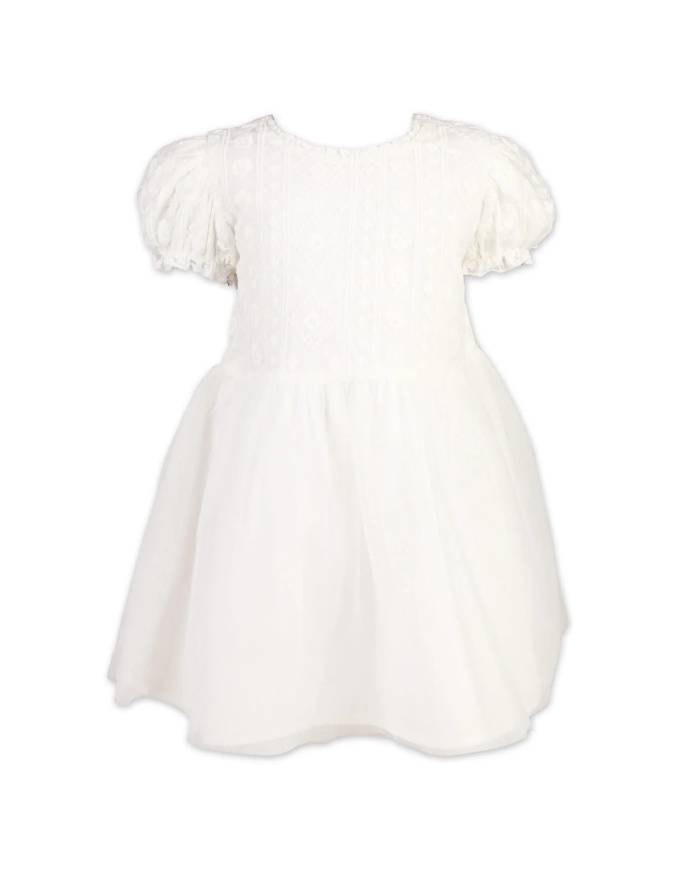 Zubaida's Elegant Garden Serenade Embroidered Dress