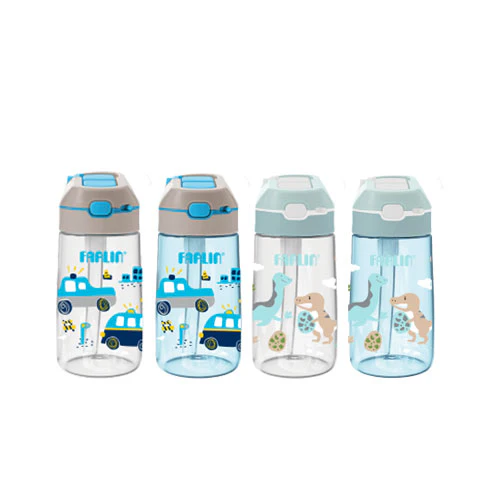 Zubaida's Farlin Straw Drinking Cup 400ML Blue - AG-20004-B
