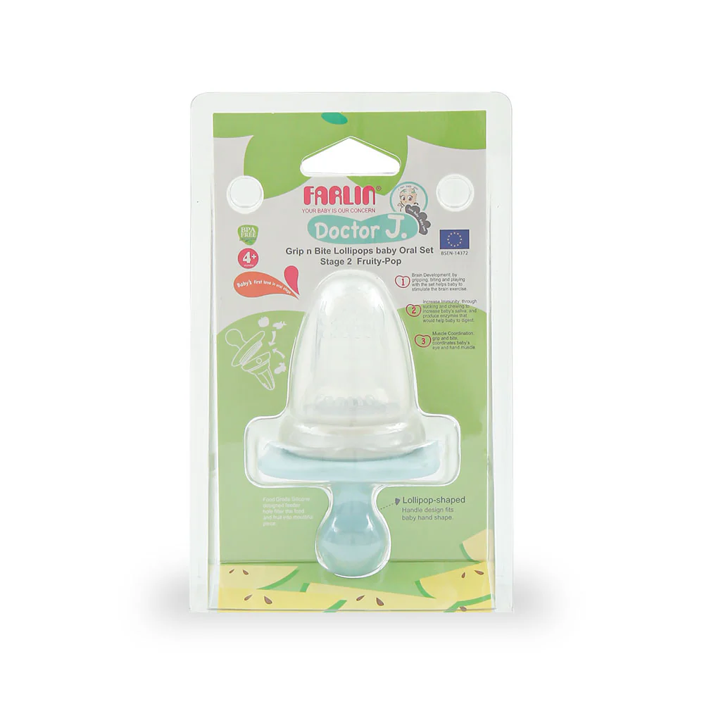 Zubaida's Farlin Grip N Bite Lolipop Stage 2 – Green - BBC-003-B - Image 4