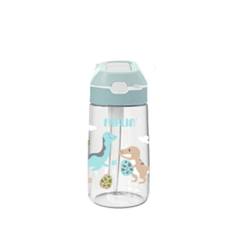 Zubaida's Farlin Straw Drinking Cup 400ML Blue - AG-20004-B - Image 4