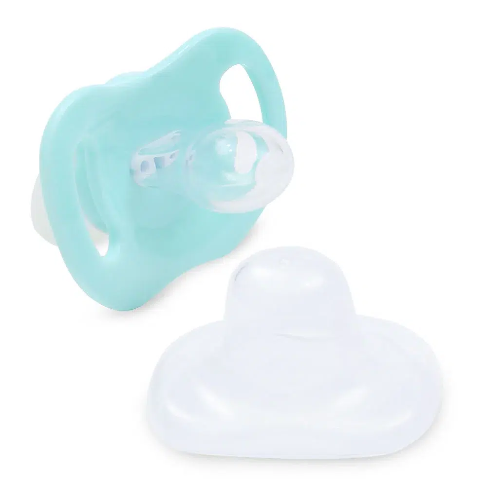 Zubaida's Farlin Newborn Glow-in-Dark Pacifier N Chain 6M+ Green - BA-20009 - Image 4