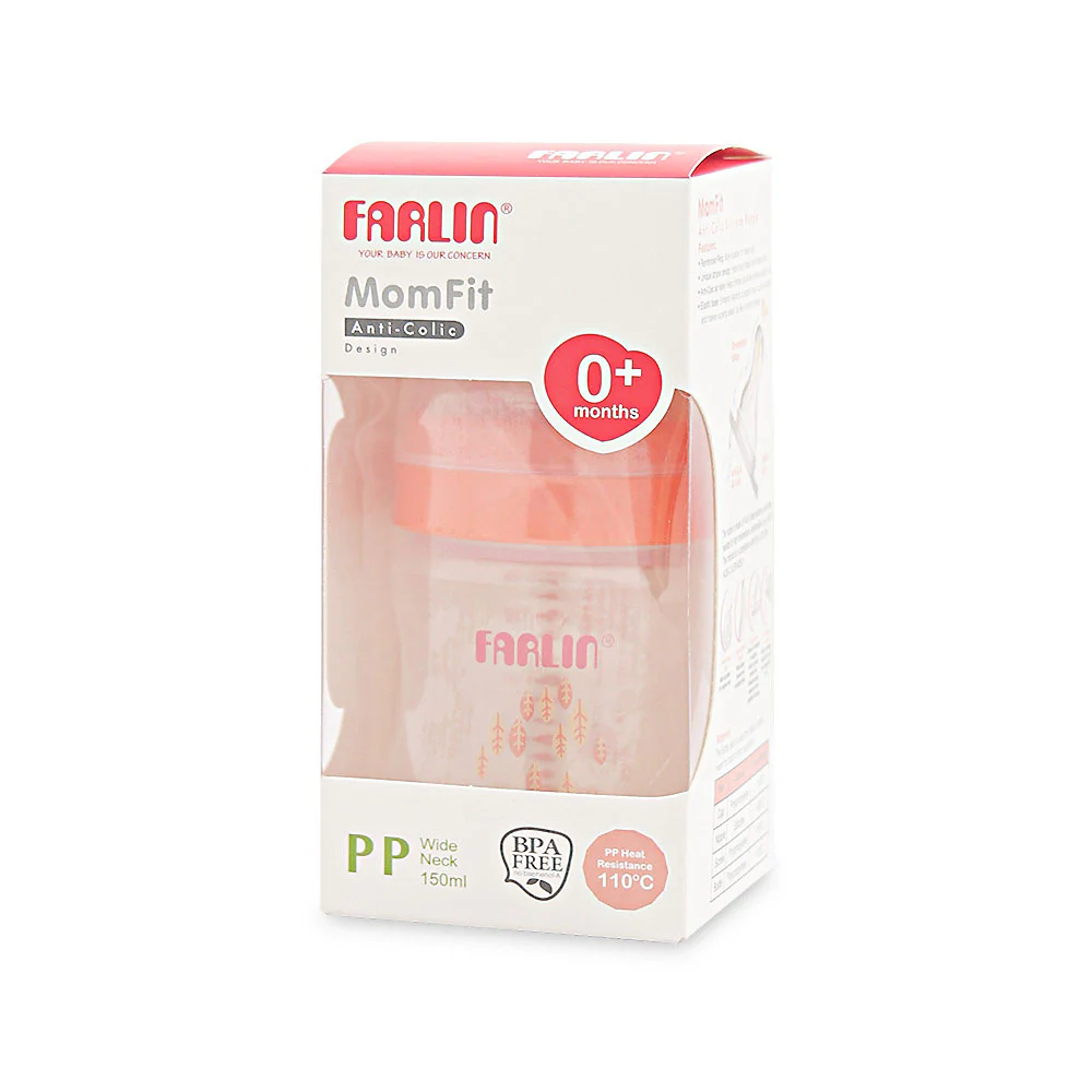 Zubaida's Farlin Pp Wide Neck Feeding Bottle 150Ml - RED - AB-42012-G - Image 2
