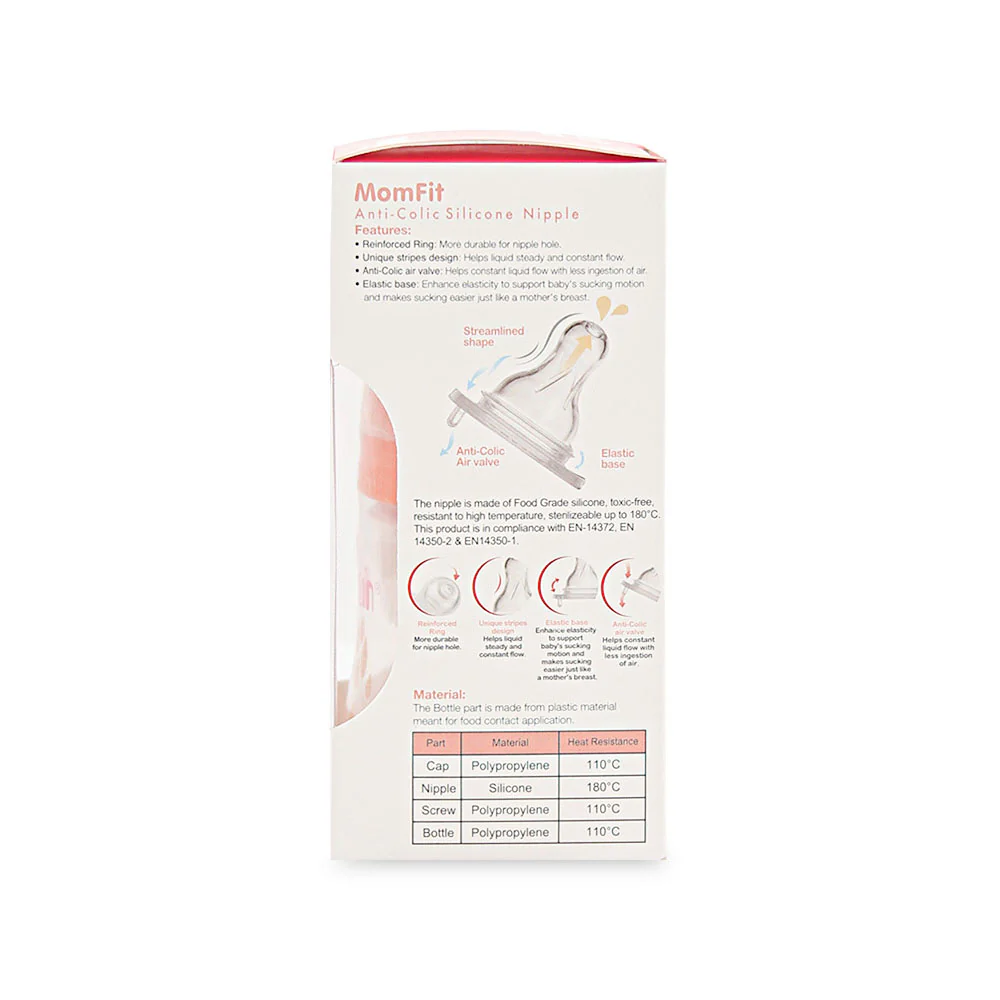 Zubaida's Farlin Pp Wide Neck Feeding Bottle 150Ml - RED - AB-42012-G - Image 3