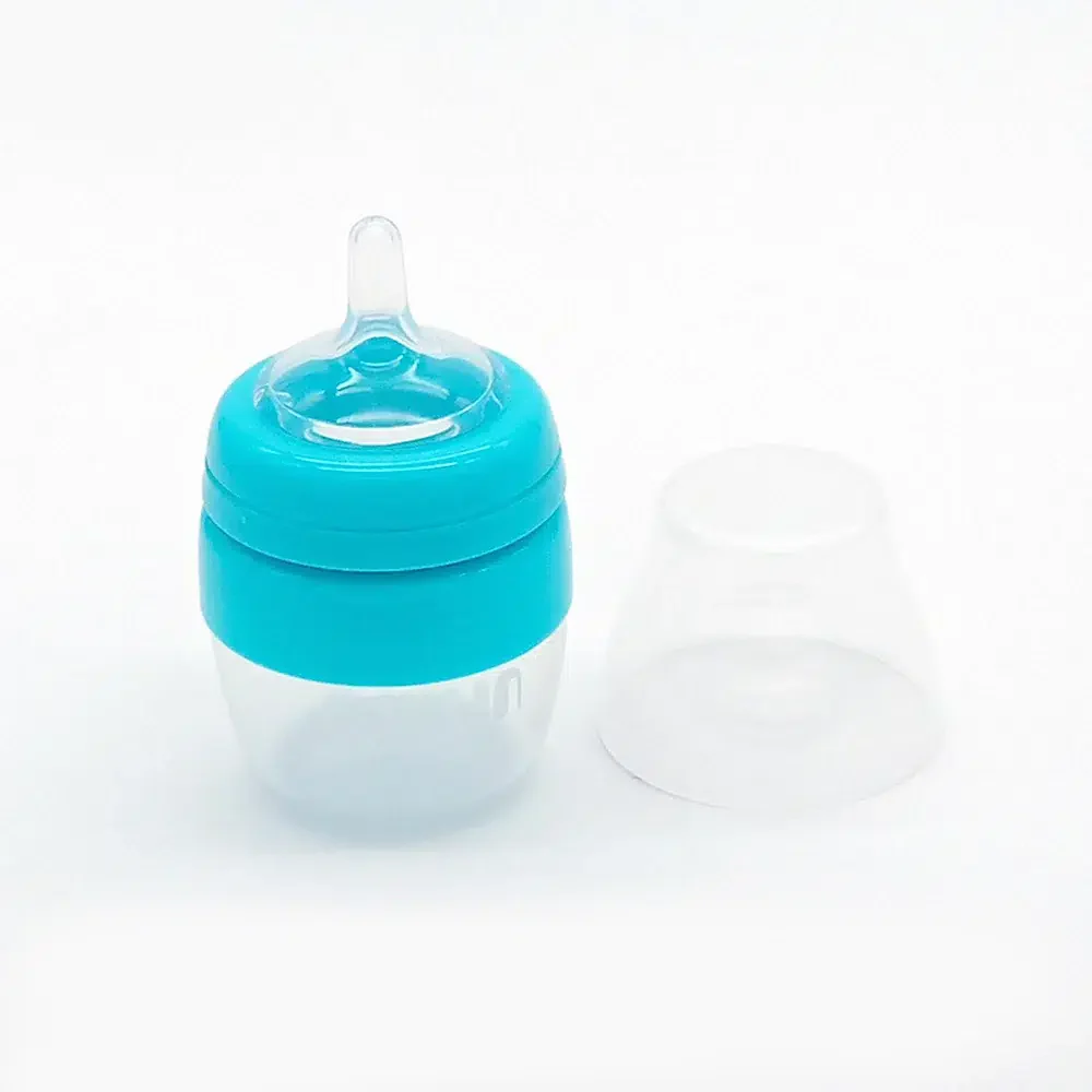 Zubaida's Farlin Silicone Feeding Bottle 60Ml Blue - AB-12007 - Image 2