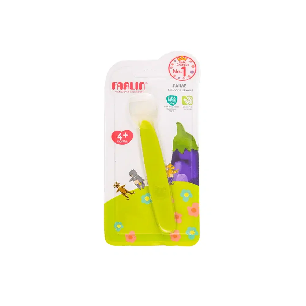 Zubaida's Farlin Silicone Spoon - Green - BF-239 - Image 2