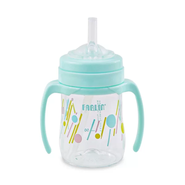 Zubaida's Farlin Straw Drinking Cup Stage 3 Green - AG-10028 - Image 2
