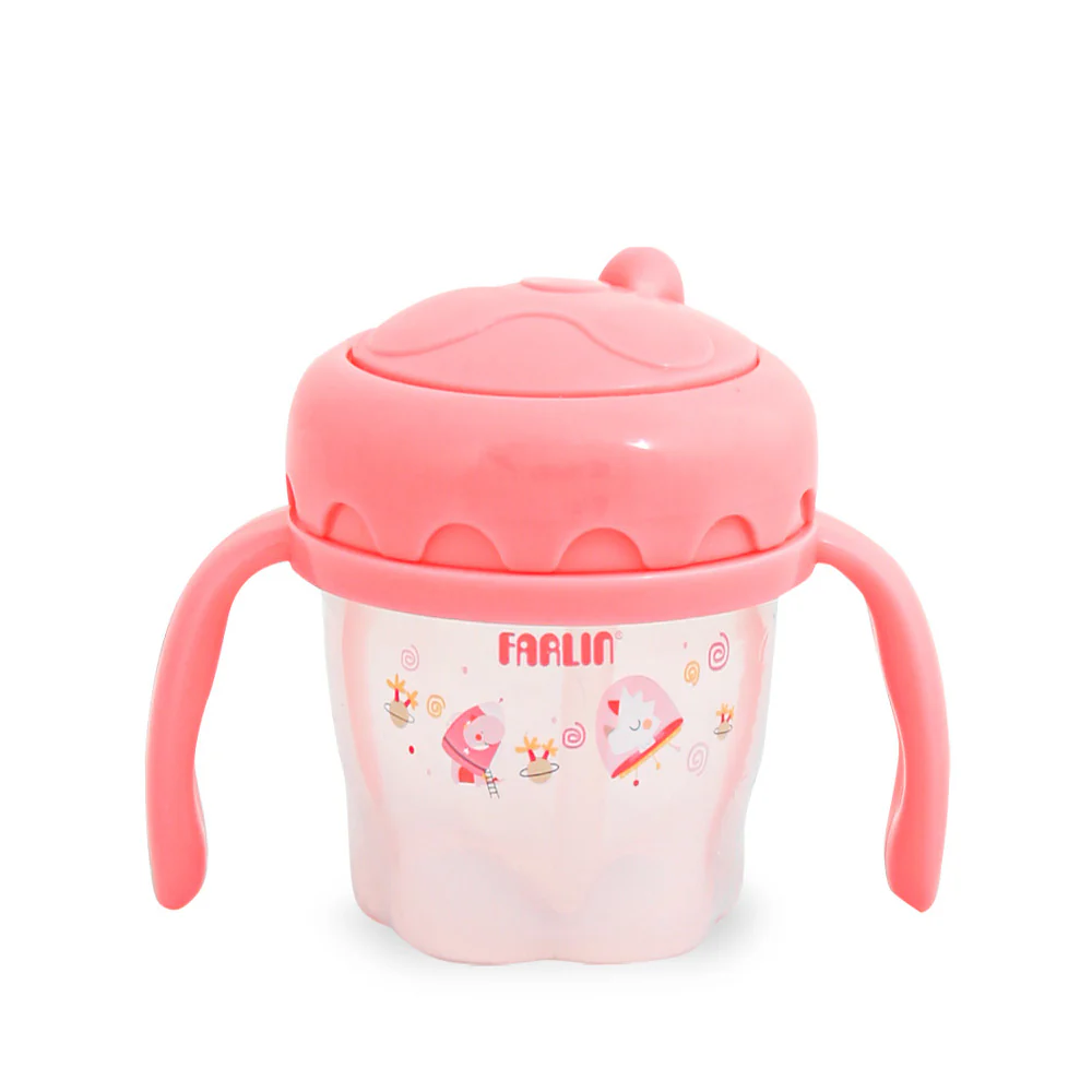 Zubaida's Farlin Straw Training Cup – Pink - AET-010-C