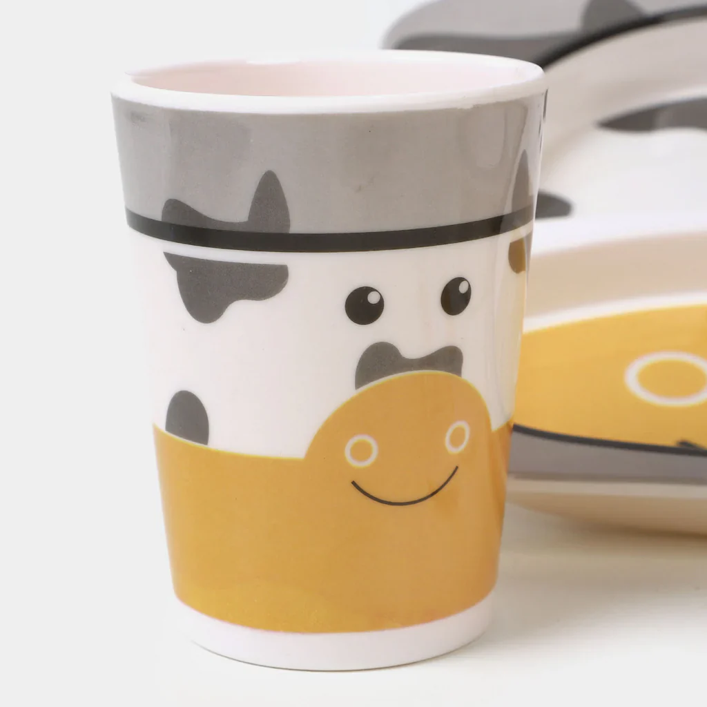 Feeding Set 5 Pieces Cow Theme at Zubaidas Official™ - Image 3
