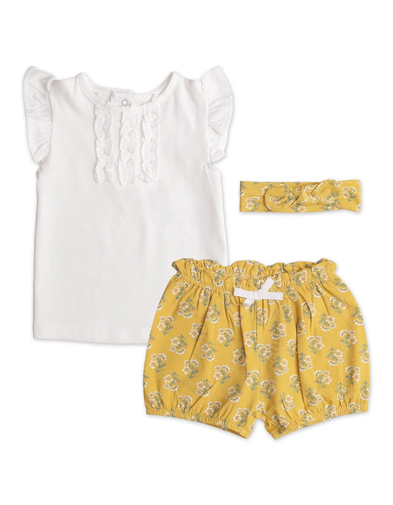 Zubaida's Elegant 3 Pcs Suit Set with a coordinating Headband