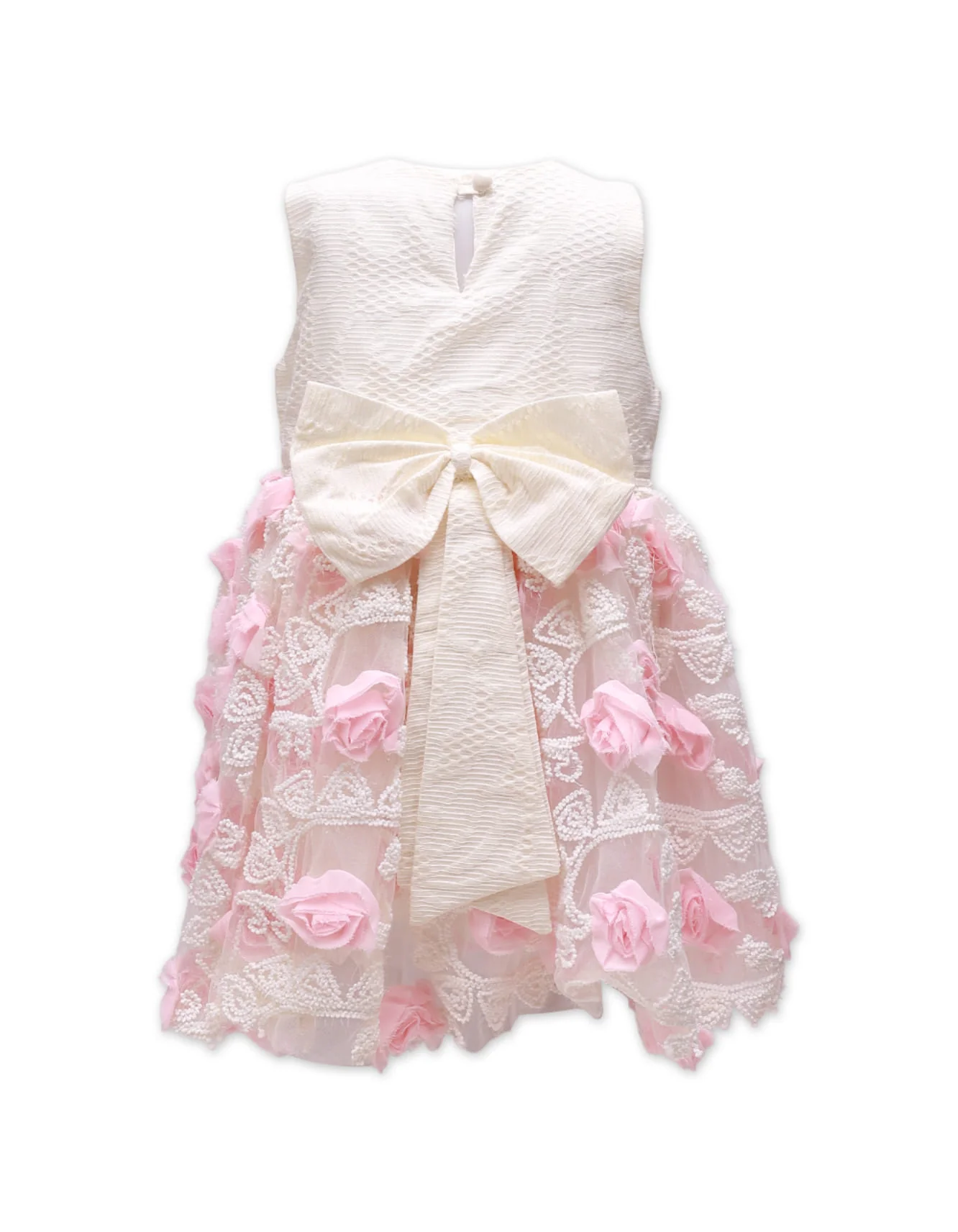Zubaida's Formal Rose Appliqué Dress - Image 3