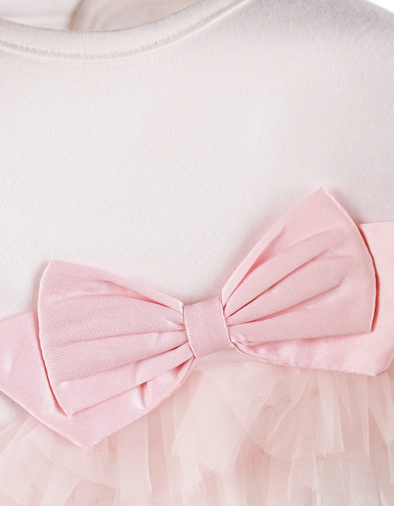 Zubaida's Formal Bib with Frills for Girls - Image 2