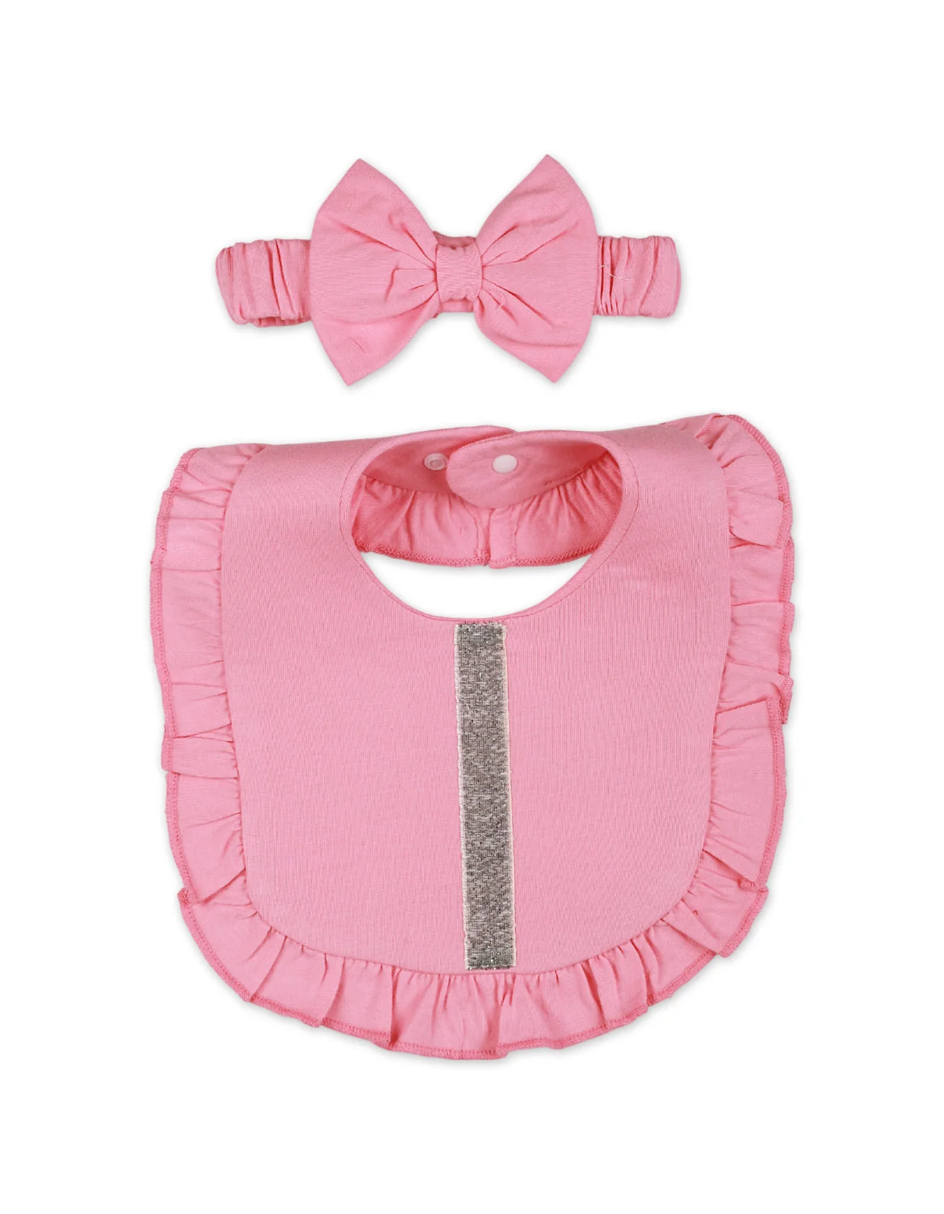 Zubaida's Bib with Headband Set