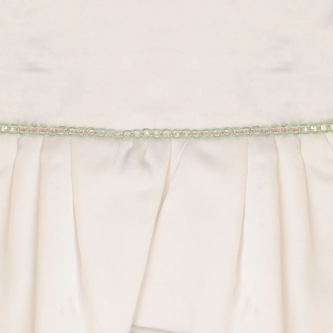 Zubaida's Sleeveless Formal Satin Dress - Image 2