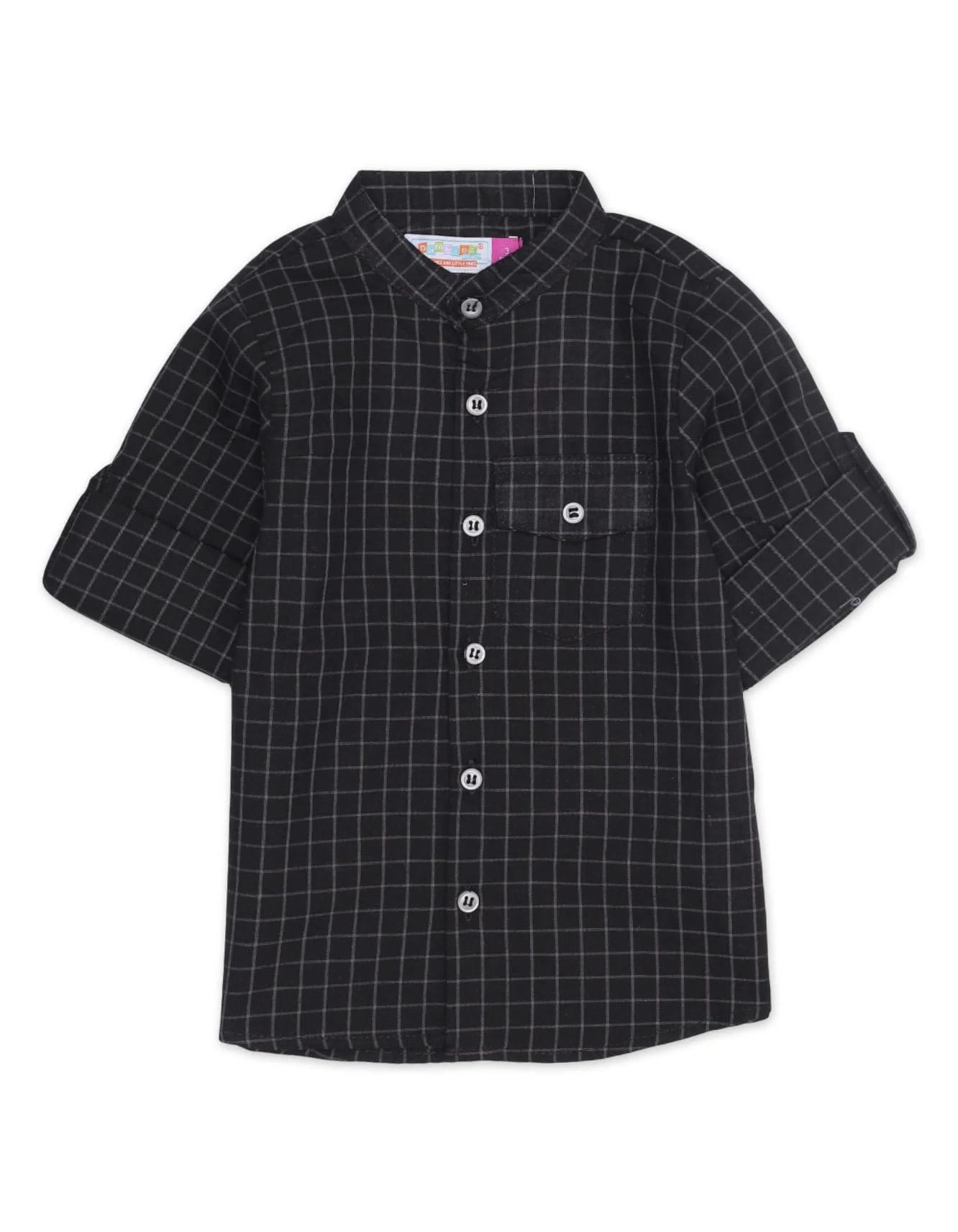 Zubaida's Classic Front Pocket Checkered Shirt - Image 2