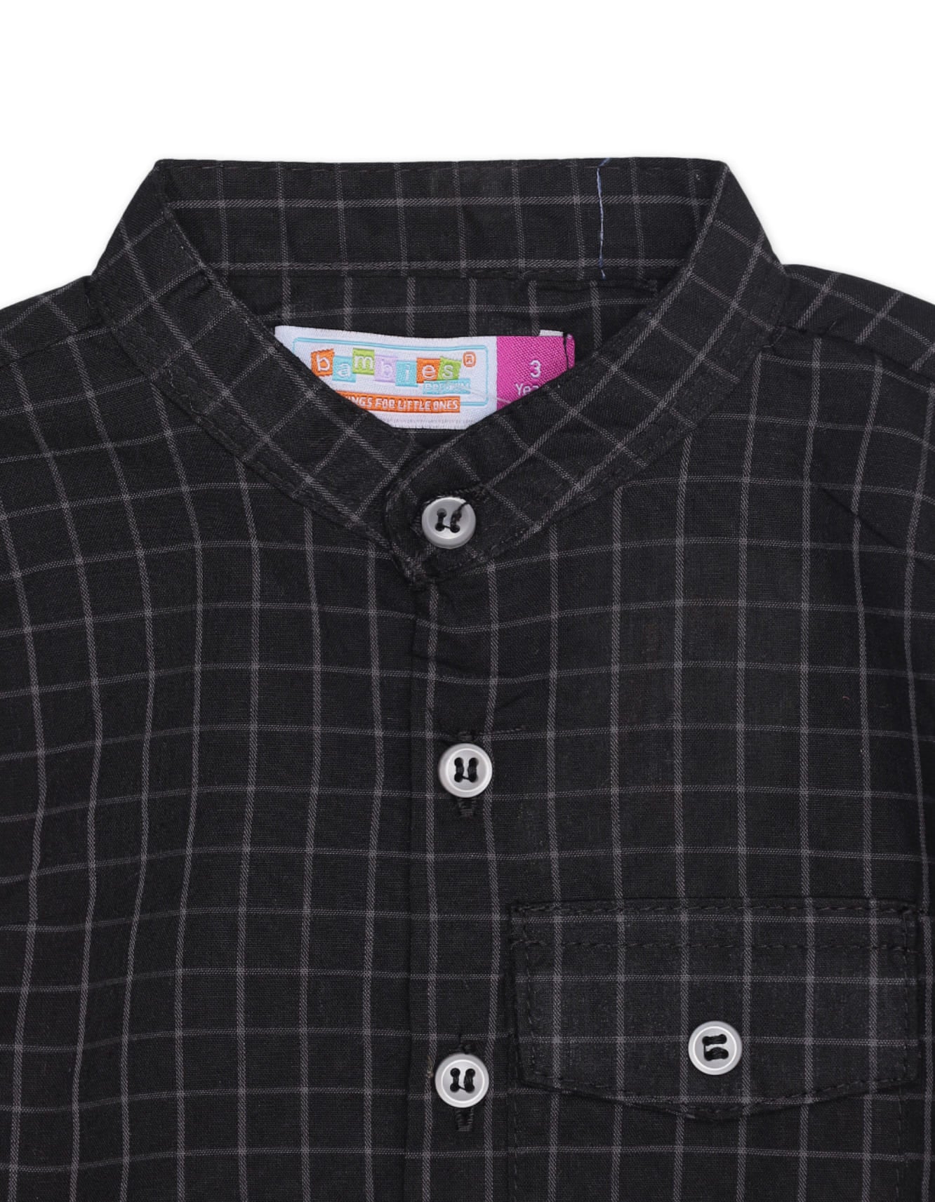 Zubaida's Classic Front Pocket Checkered Shirt - Image 4