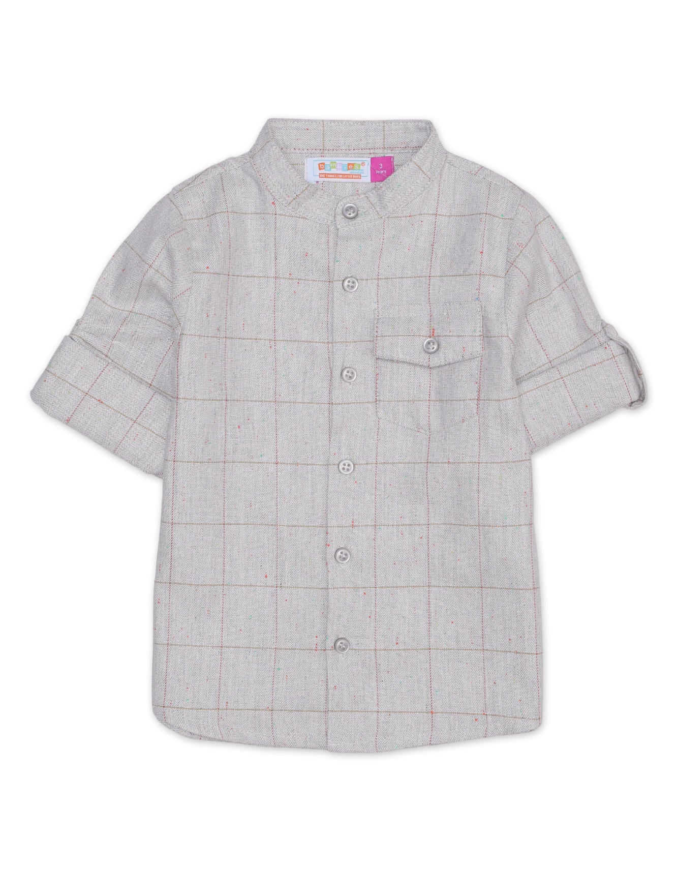 Zubaida's Front Pocket Checkered Shirt - Image 2