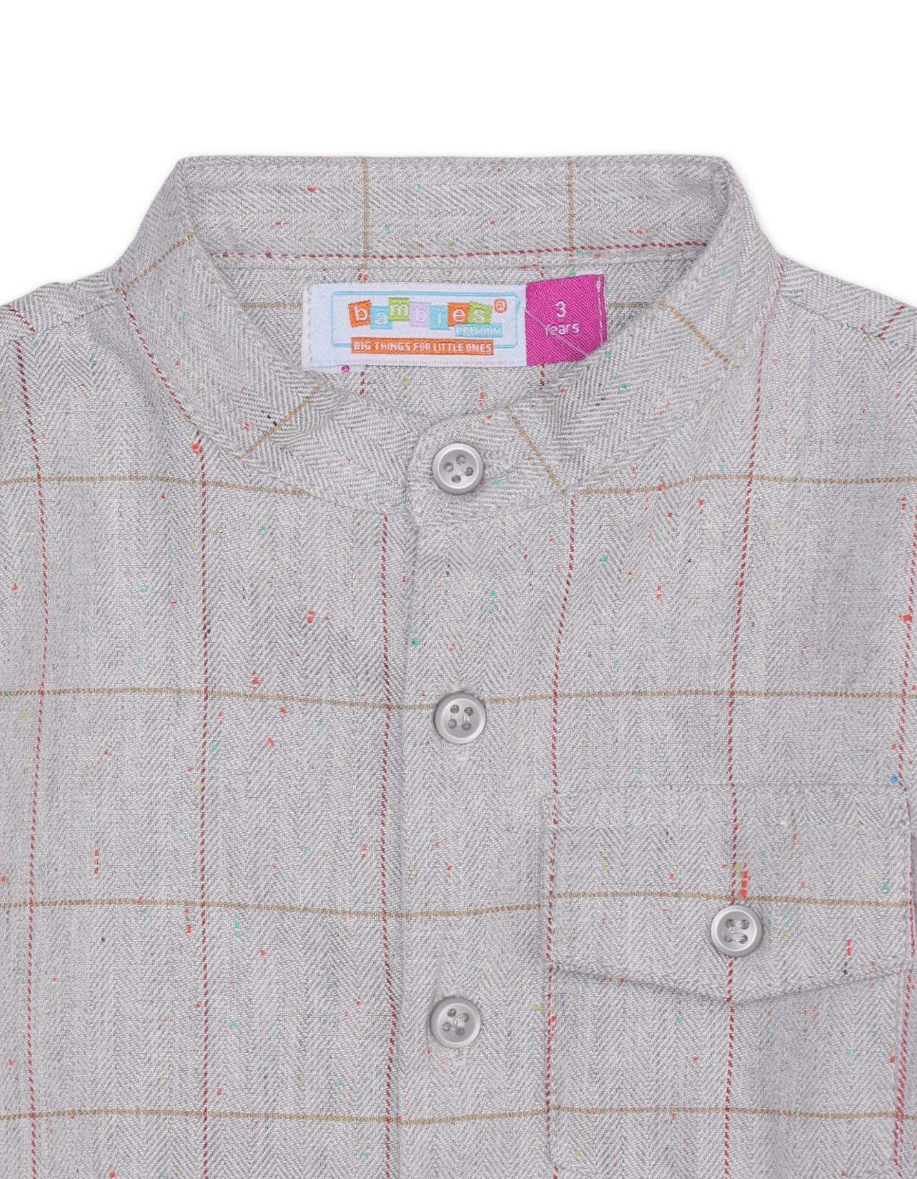 Zubaida's Front Pocket Checkered Shirt - Image 4