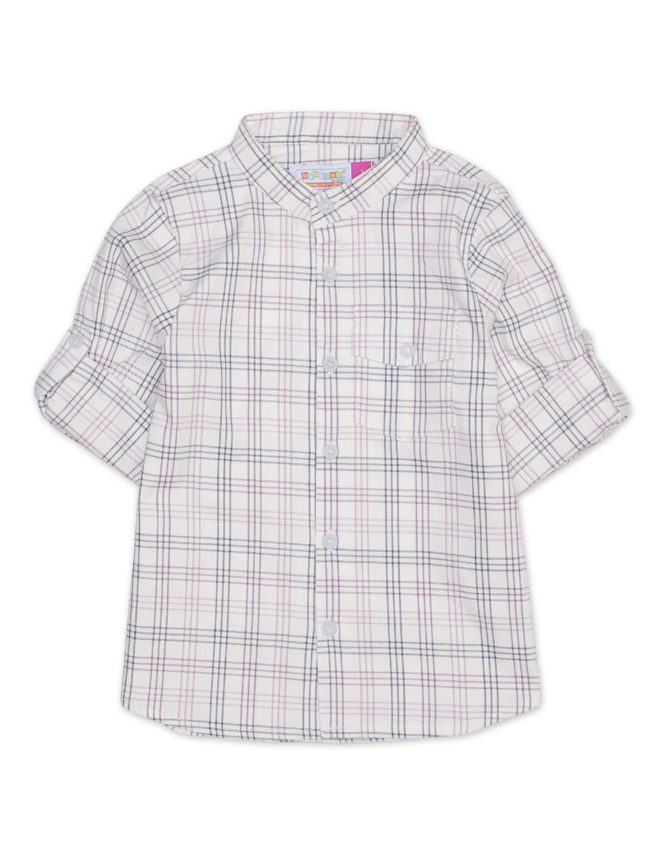 Zubaida's Elegant, Sophisticated & Subtle Plaided Shirt - Image 2