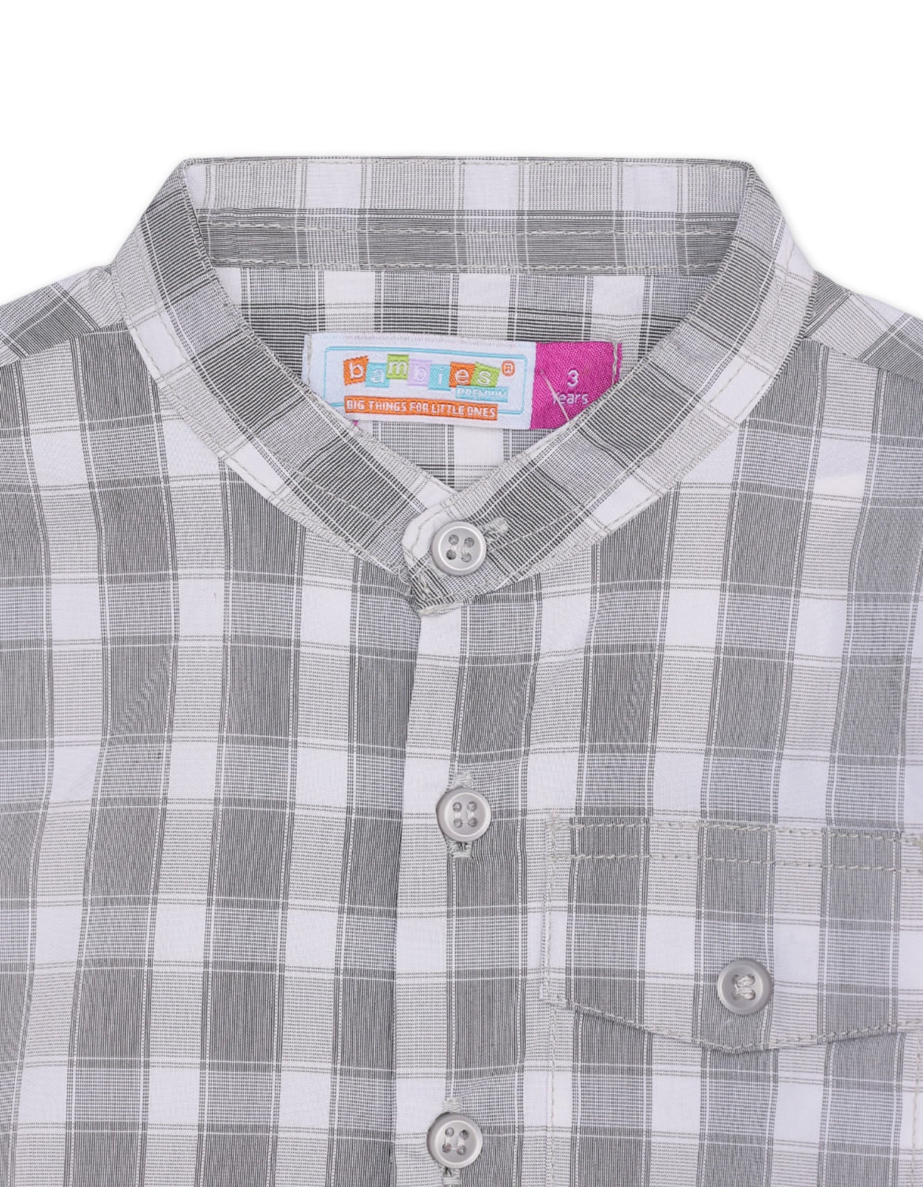Zubaida's Front Pocket Checkered Shirt - Image 4