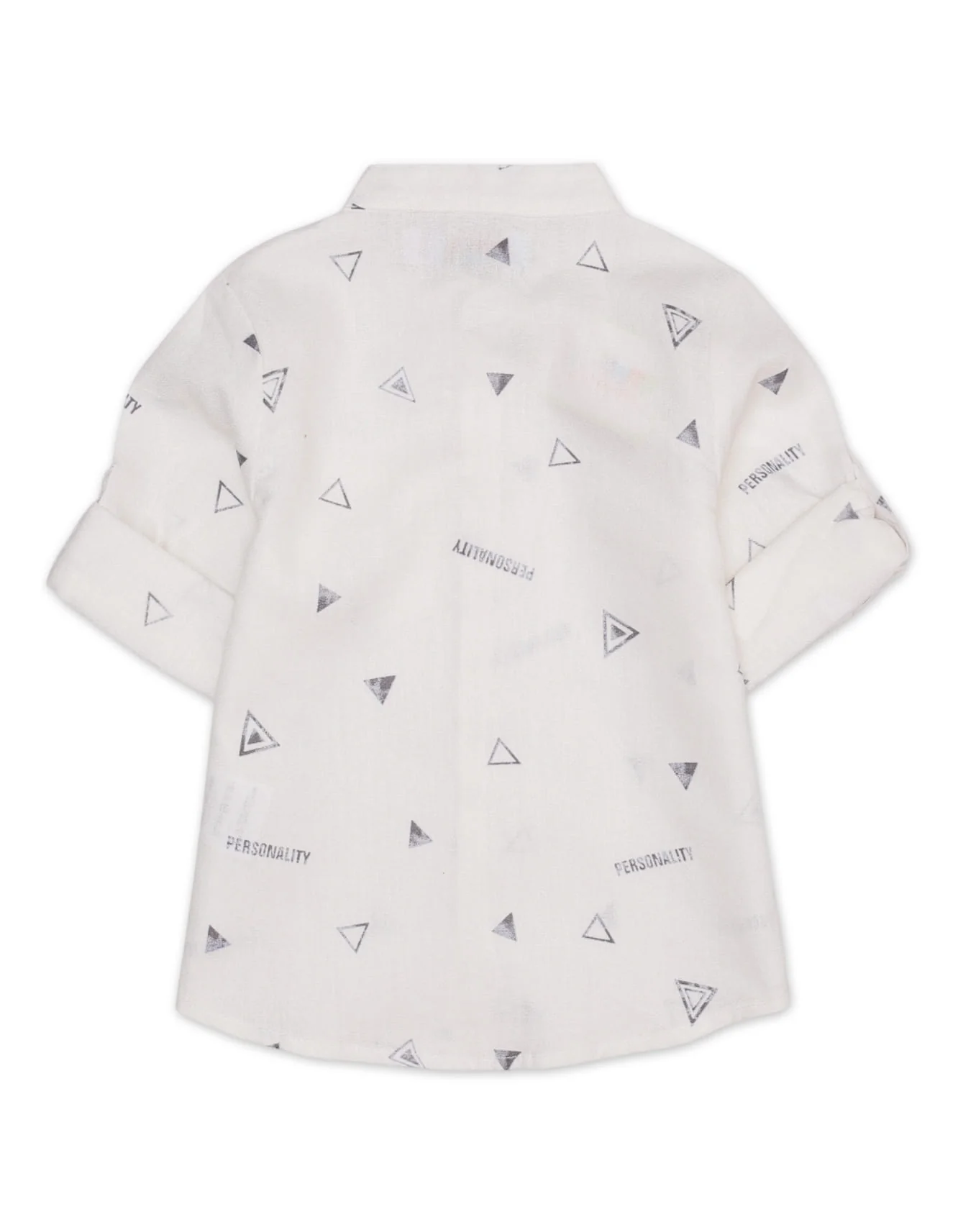 Zubaida's Contemporary Front Pocket Printed Shirt - Image 3