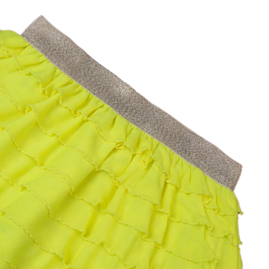 Zubaida's Green Ruffle Skirt - Image 2