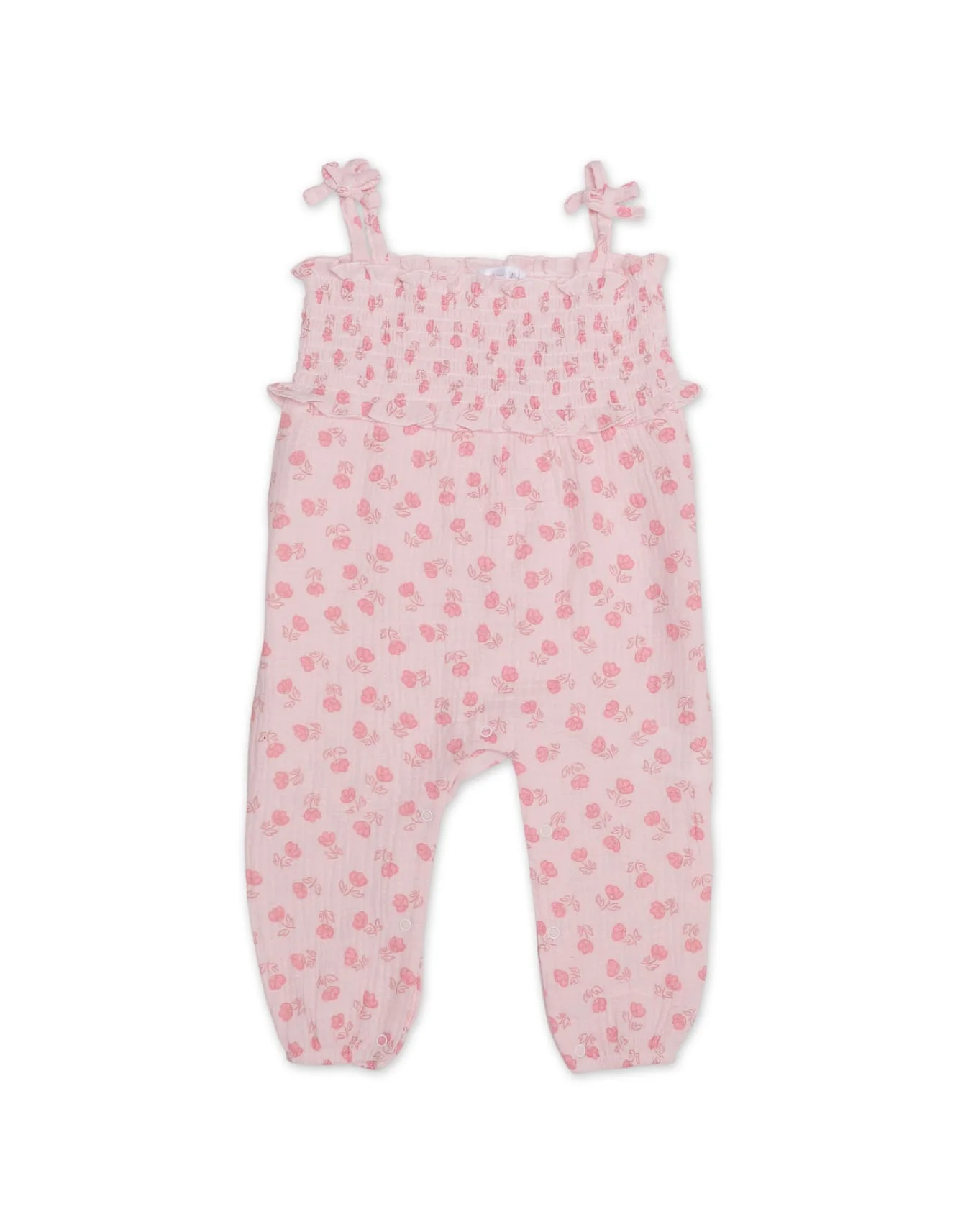 Zubaida's Floral Sleeveless Jumpsuit with a coordinating Headband - Image 2