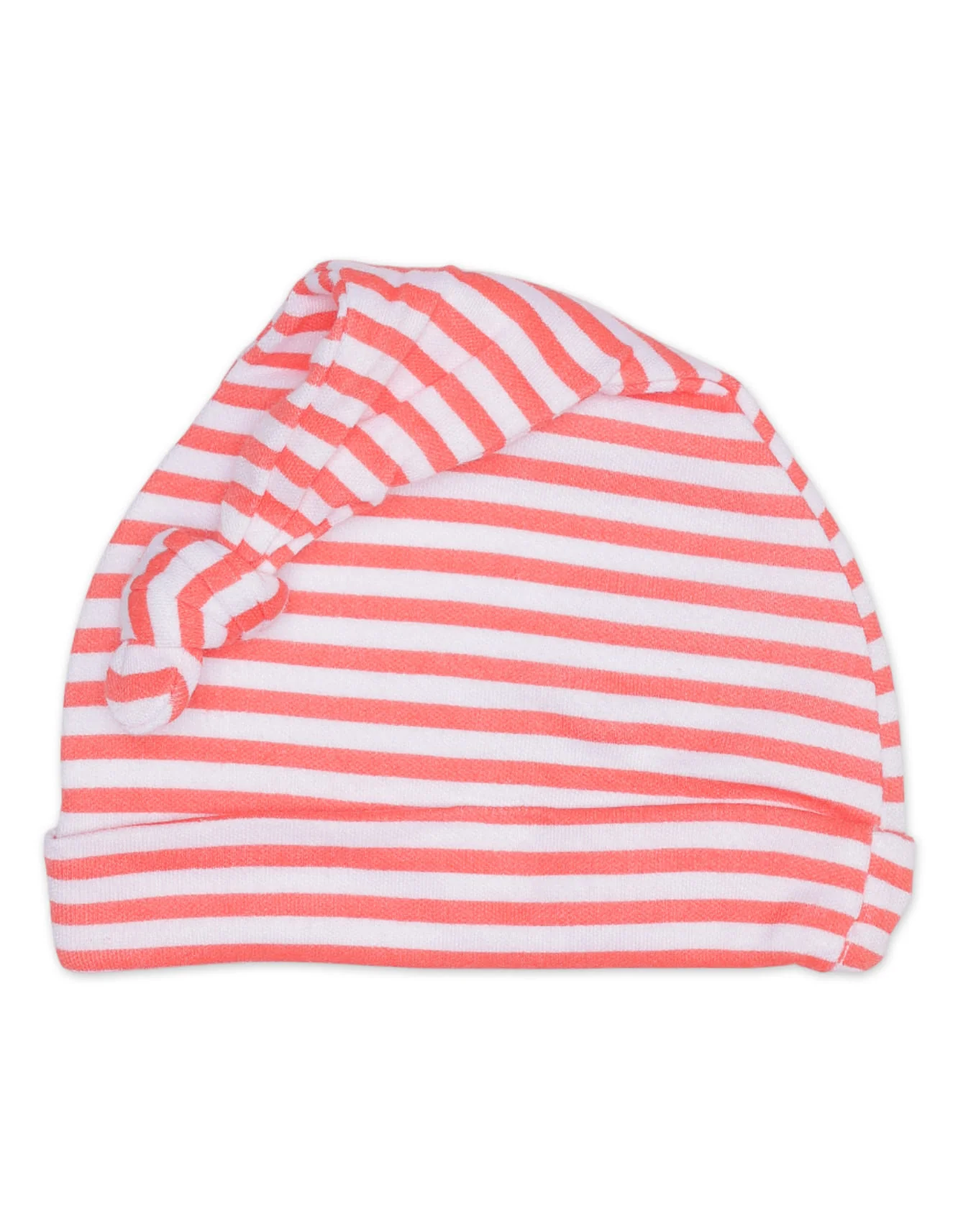 Zubaida's Knotted Cap Red Striped