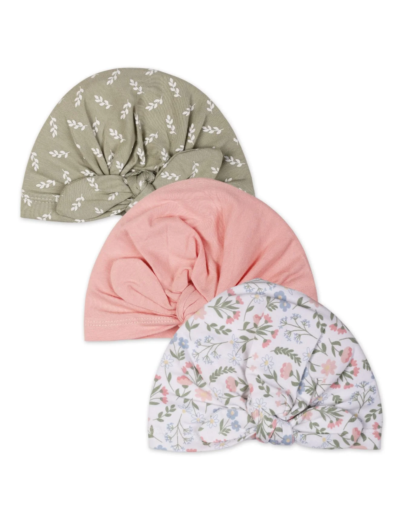 Zubaida's Adorable, Soft & Gentle 3 Pcs Knotted Cap