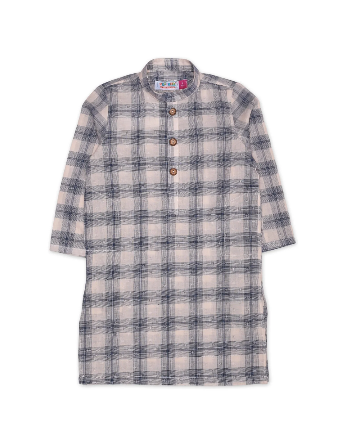 Zubaida's Gingham Check Kurta