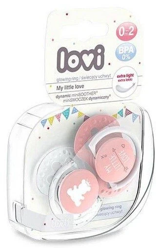 Lovi Silicone Dynamic Soother 0-2 M Pack of 2 22/847 at Zubaidas Official™ - Image 2