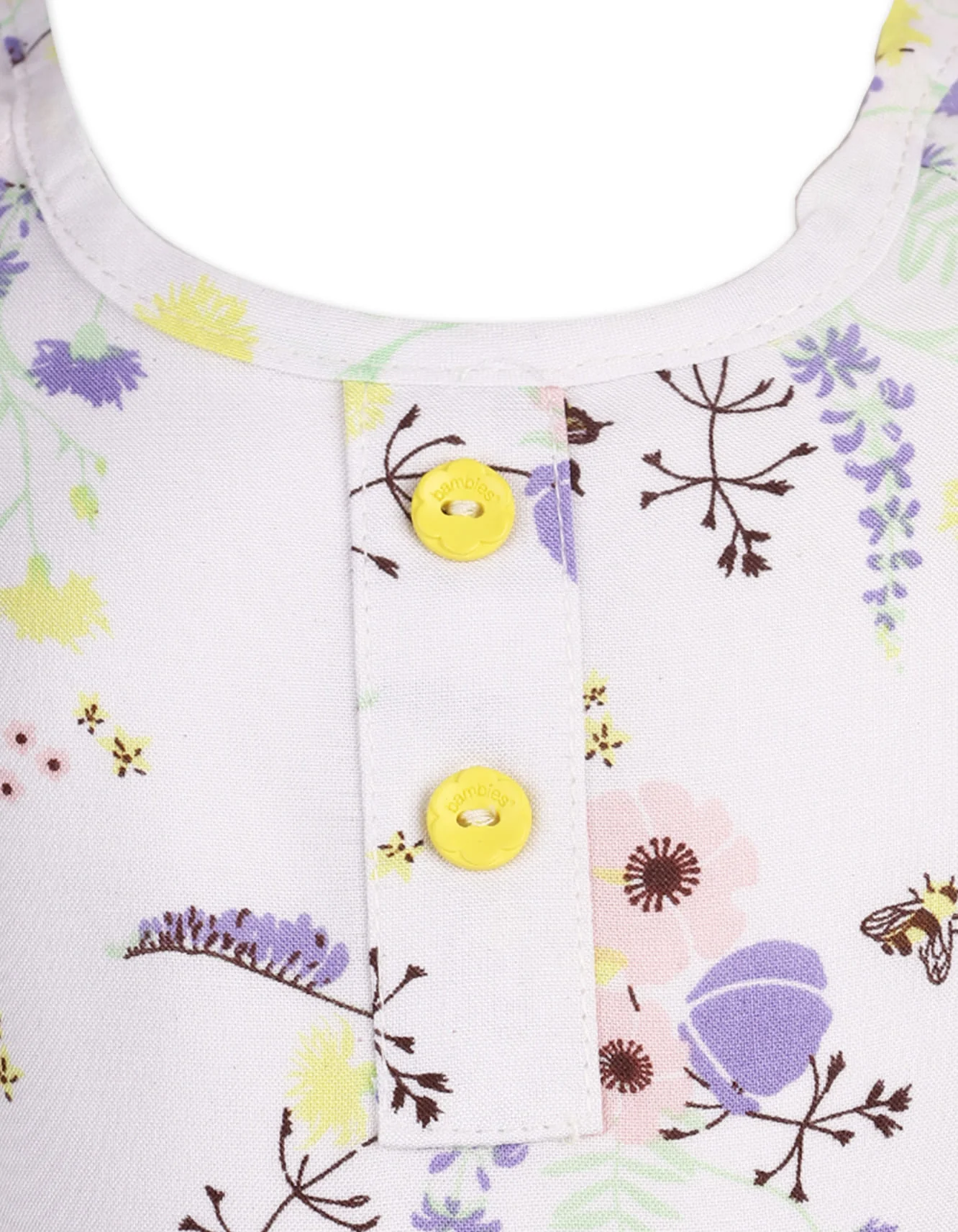 Dress with Charming Floral Print at Zubaidas Official™ Pakistan - Image 3