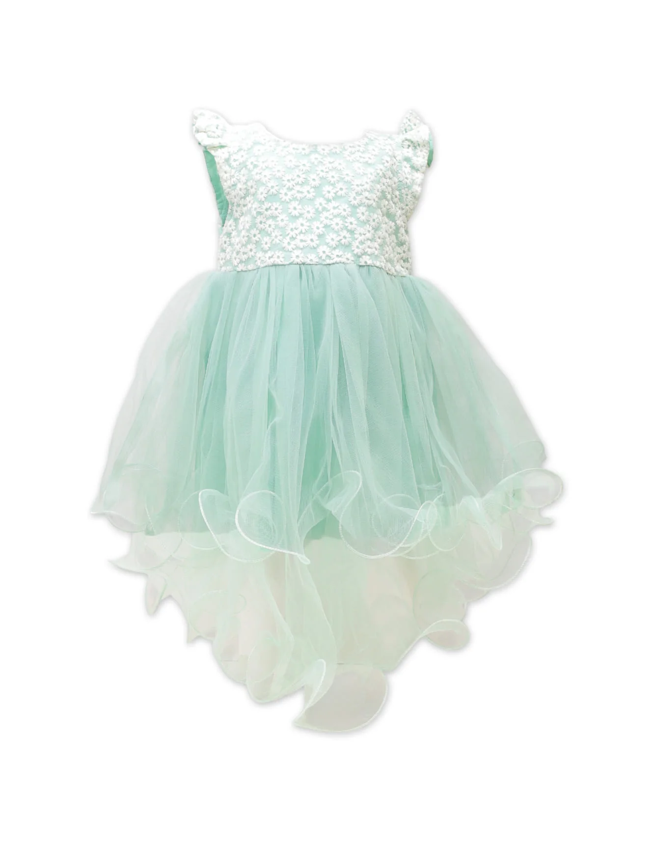 Zubaida's Sleeveless Multi Layered Tulle Dress