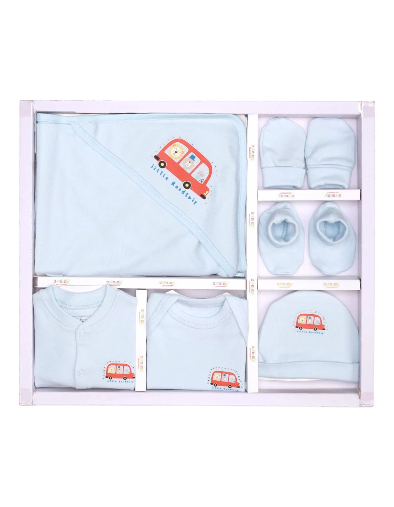 Zubaida's Newborn Gift Set Little Road Trip Theme