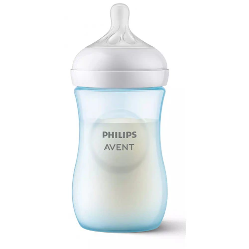Philips Avent Natural Response 260ml Baby Bottle Blue SCY903/21 at Zubaidas Official™
