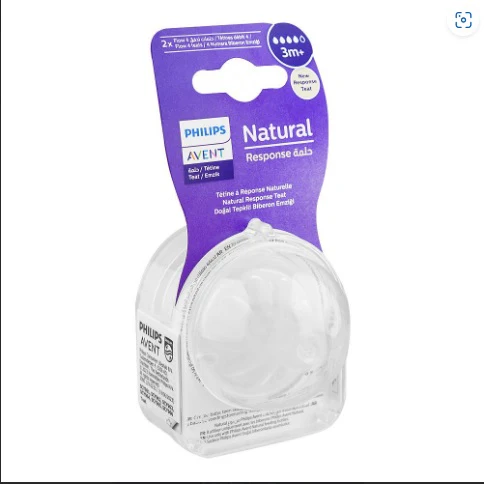 Philips Avent Natural Response 3m+ Nipple Pack of 2 SCY964/02 at Zubaidas Official™ Pakistan - Image 2