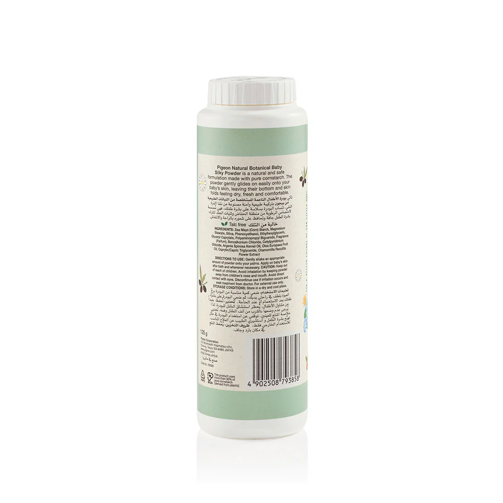 Zubaida's Pigeon Natural Botanical Baby Silky Powder 125g - I78415 - Image 2