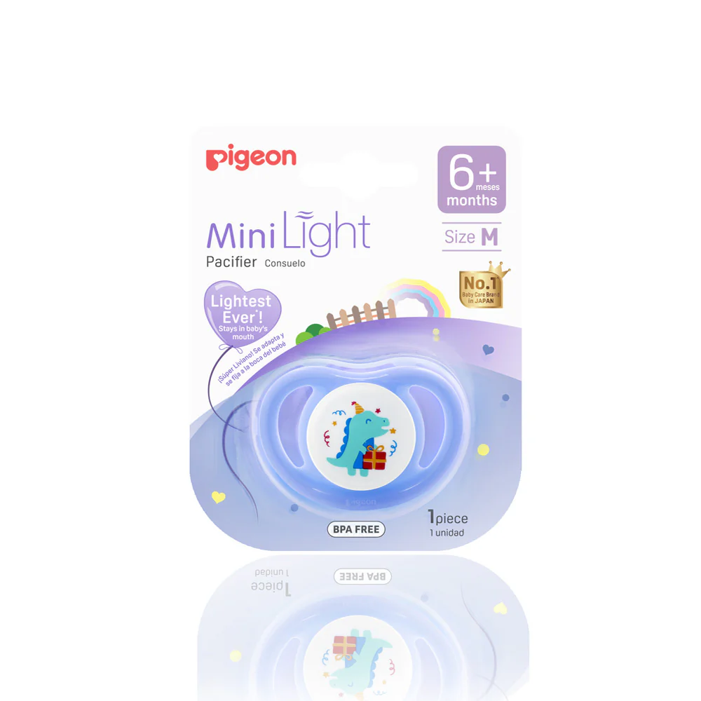 Zubaida's Pigeon Mini Light Pacifier (M) Boy-Dino Bday - N79922 - Image 4