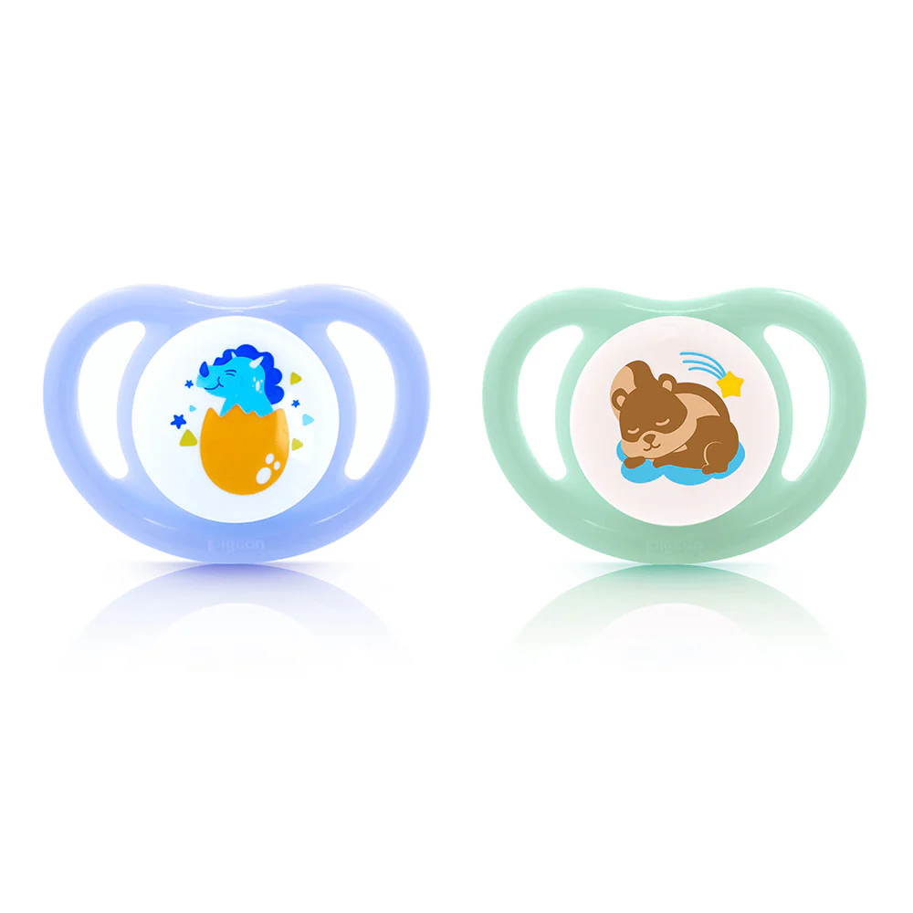Zubaida's Pigeon Pacifier Pk-2 (S) – Dino Egg & Squirrel - N79928