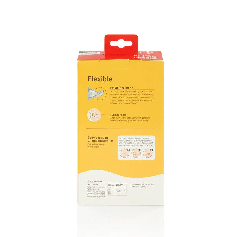 Zubaida's Pigeon Flexible Nursing Bottle KPP 240ml PK-2 - A79343 - Image 4