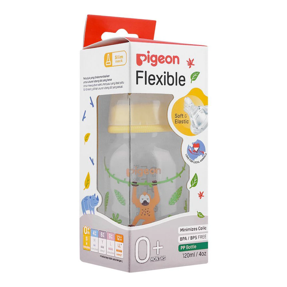 Zubaida's Pigeon Flexible SN Feeder PP RP Bottle 120ml Orangutan - A79401 - Image 2