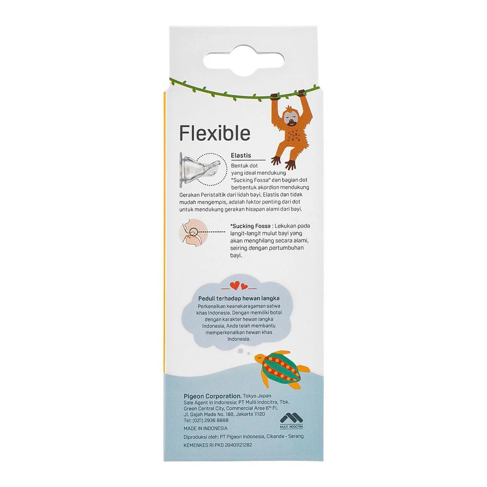 Zubaida's Pigeon Flexible SN Feeder PP RP Bottle 120ml Orangutan - A79401 - Image 3