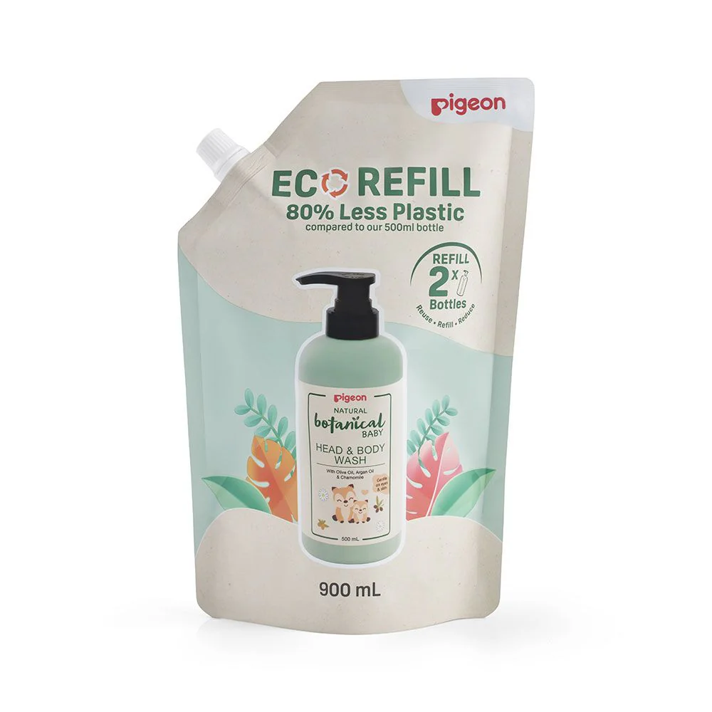 Zubaida's Pigeon Baby Head & Body Wash Refill 900ml - I79799