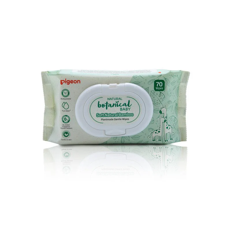 Zubaida's Pigeon Natural Botanical Plantmade Gentle Wipes 70 Sheets - P79419
