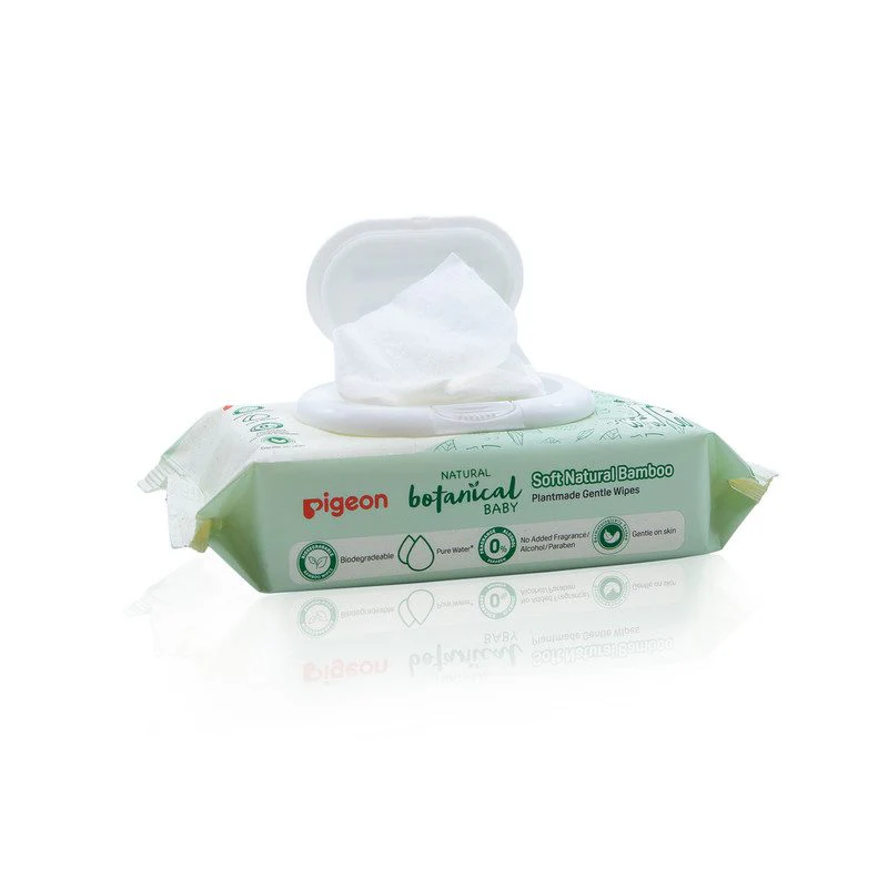 Zubaida's Pigeon Natural Botanical Plantmade Gentle Wipes 70 Sheets - P79419 - Image 2